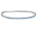 Blue Topaz Gemstone Bracelet 5.7 Carat in Sterling Silver