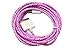 CIKOO 5pcs/Pack 10Ft 10 Feet 3Meter Colorful Nylon Braided Extension USB Data Sync Charger Cable Cord for iPhone 3G 3GS 4 4S iPad 1/2/3 iPod Touch (Red,Pink,Blue,Purple,Black)