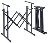 Stagg Adjustable Mixerkeyboard Stand With Accordion Style Folding Mechanism Mxs a3