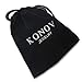 KONOV Men's Biker Middle Finger Up Stainless Steel Ring, Silver Black