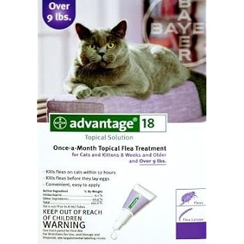 Set A Shopping Price Drop Alert For Advantage Topical Solution Flea Treatment for Cats Over 9 Pounds, 6 Applications