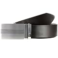 Lederg�rtel LINDENMANN, Rindleder, dunkelbraun, Automatik-Schlie�e, stufenlos einstellbar, hochwertige Verarbeitung, 40 mm breit, k�rzbar, inkl. G�rtels�ckchen