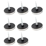 uxcell　ミラーの爪　金属　修理パーツプラスチック　シルバー トーン　ブラック　ブルー