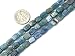 6x8mm rectangle blue genuine kyanite beads strand 15