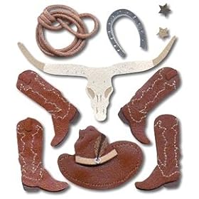 Jolees  Boutique Themed Ornate Stickers, Wild West