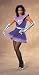 URSA MINOR purple silver Space Girl Costume Size S
