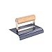 Bon 22-889 6-Inch by 4-Inch Blue Steel Sidewalk Edger, 5/8-Inch Radius, 7/8-Inch Lip with Wooden Handle