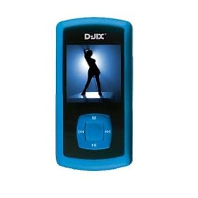 D-Jix - M260 - Lecteur mp4 - 4 Go - Bleu