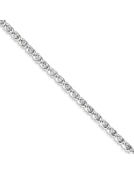 Sterling Silver Diamond Bracelet