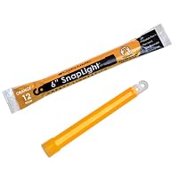 Cyalume SnapLight Industrial Grade Chemical Light Sticks, Orange, 6" Long, 12 Hour Duration (Pack of 10) by Cyalume Technologies, Inc.
