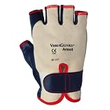 Buy Ansell Vibraguard 7-111 Nitrile Anti Vibration Glove, Cut Resistant, Half Finger...