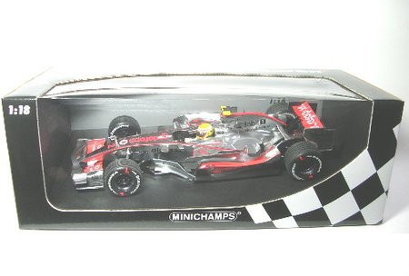 McLaren Mercedes MP4-22 (Lewis Hamilton 1st Victory Canadian GP 2007) in Silver (1:18 scale) Diecast Model Car