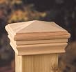 6x6 Newport High Pyramid Post Cap [CAPITOL CITY LUMBER]