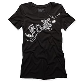 Fox Racing Women's Instant Message Crew Neck - X-Small/Black