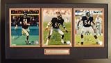 Dick Butkus, Mike Singletary, and Brian Urlacher Chicago Bears Triple Framed 8x10 Autographed Photos