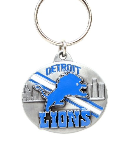 NFL Team Design Key Ring - Detroit Lions