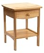 Winsome Wood End Table/Night Stand with Drawer and Shelf, Natural