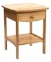 Winsome Wood End Table/Night Stand with Drawer and Shelf, Natural
