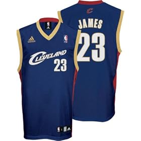 LeBron James adidas NBA Navy Replica Cleveland Cavaliers Youth Jersey