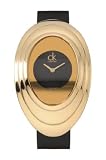 Calvin Klein - ck mound - black Dial - black leather / gold