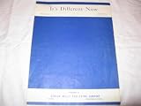 ITS DIFFERENT NOW DAVID BEATTY 1958 SHEET MUSIC SHEET MUSIC 347