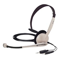 KOSS COMPUTER HEADSET w/NOISE CANCELLING MIC