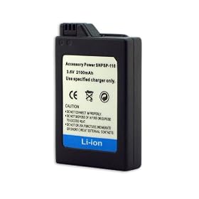 SONY Equivalent Li Ion Extended Capacity PSP98552 Equivalent Battery For The PSP-1000 / Phat *Includes Mouse Pad & 3 Year Warranty