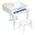 Schoenhut Fancy Baby Grand Piano- White