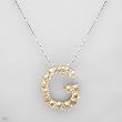 Necklace With 1.50ctw Genuine Citrines Beautifully Designed in 925 Sterling silver Length 16in