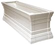60 in. White Windsor Planter Box