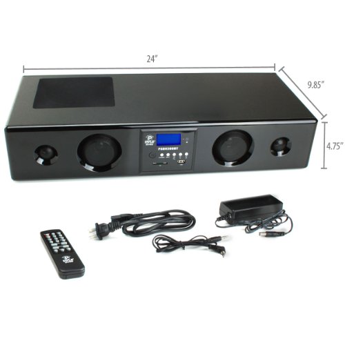 Wireless Bluetooth Sound Bar HD Home Entertainment System with 3D Stereo Surround Sound and Subwoofer for Toshiba , Sceptre , Sony BRAVIA and Many More HDTV's! Wireless Bluetooth Sound Bar HD Home Entertainment System with 3D Stereo Surround Sound and Subwoofer for Toshiba , Sceptre , Sony BRAVIA and Many More HDTV's!