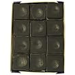 Silver Cup Chalk, Black, 12-Piece Box