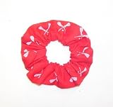 Lacrosse Sport Scrunchie - Red