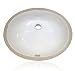 Decolav 1401-CWH 17-by-14-Inch Vitreous China Undermount Lavatory with Overflow, Ceramic, White