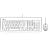 Macally IKEY5COMBO USB Slim Keyboard and Optical Game Mouse Combo