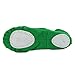 MSMAX Kids Canvas Ballet Shoes Women Ponite Dancing Flats Green 7 M US Toddler