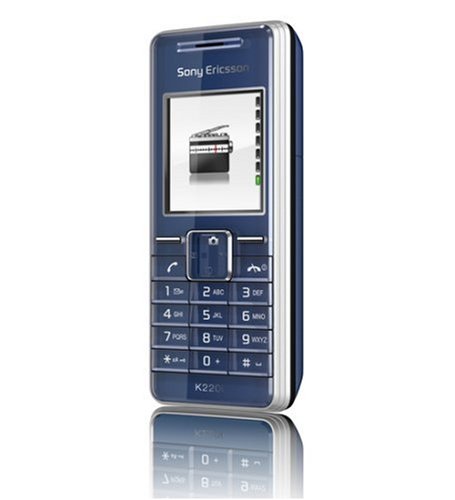 Sony Ericsson K220i Ocean Blue Handy ohne Branding