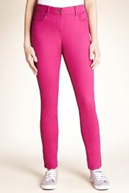 Plain Stretch Denim Jeggings [T54-9000B-S]