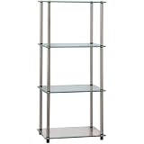 Convenience Concepts 157001 Go-Accsense 4-Tier Glass Tower (Kitchen)