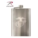 SAVE $8 - Globe & Anchor Engraved Flask $16.95