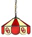 NCAA Oklahoma Sooners 14 Tiffany Style Hanging Lamp