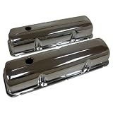 1957-76 Ford Big Block FE 352-390-406-427-428 Steel Valve Covers - Chrome by CFR Performance