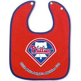 Philadelphia Phillies 2-Tone Snap Baby Bib