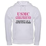 USMC Girlfriend Property of a Hooded Sweatshirt