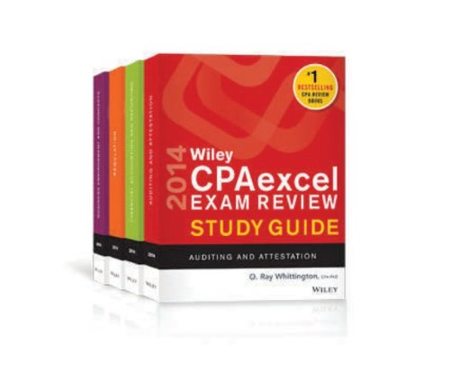 Wiley CPA excel Exam Review 2014 Study Guide, Set