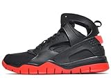 Nike Air Huarache BBall 2012 Free Basketball Sneaker schwarz/rot, Größe:48.5