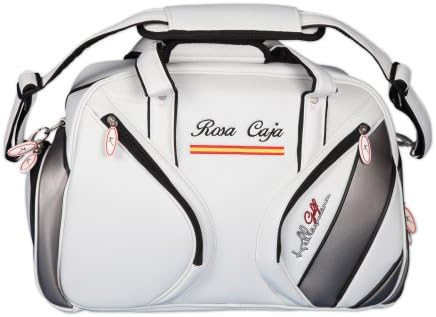 Sac de vêtements/chaussures personnalisé "NOM/DRAPEAU", blanc. Modèle BIELLA de Kellermann Golf