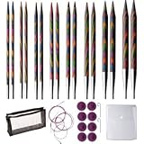 Options Interchangeable Harmony Wood Circular Knitting Needle Set