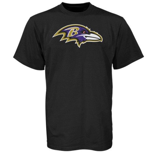 NFL Men's Baltimore Ravens Logo Premier Tee Shirt (Dark Grey Heathered, XX-Large)