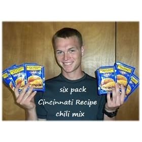 6 Pack Cincinnati Chili Mix Packets